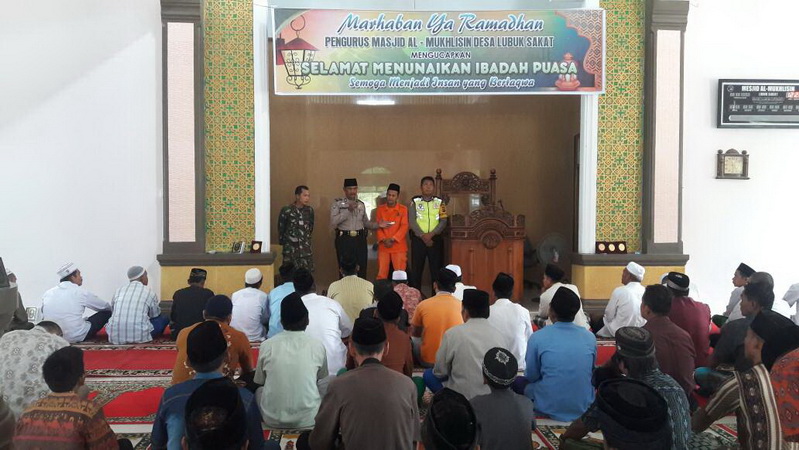 Polsek Perhentian Raja Berikan Edukasi Cegah Tindak Kejahatan kepada Warga